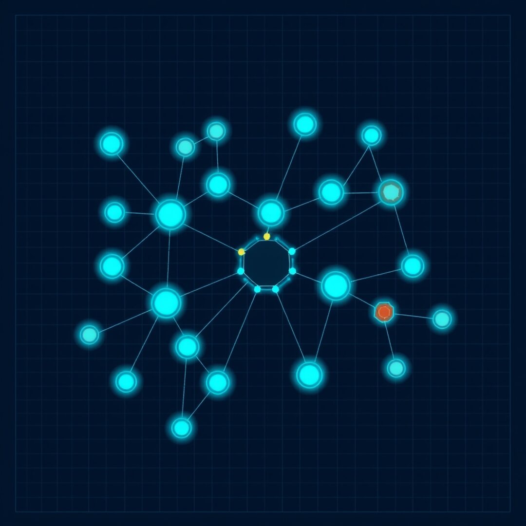 AI agent workflow diagram showing cron-triggered parallel task processing with validation gates and branching logic